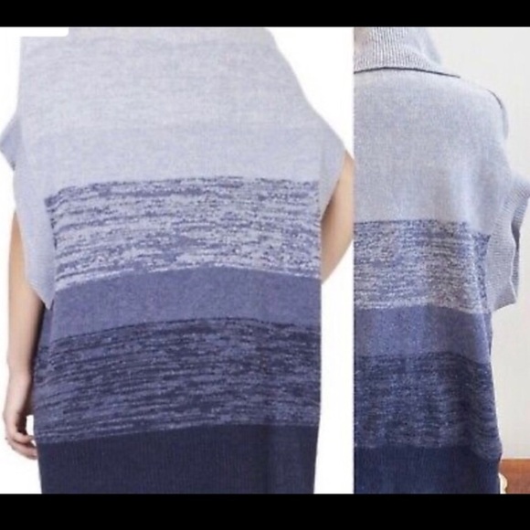 BCBGMAXAZRIA Elinor Wool-Blend hi low ombré Tunic . M/L. NWT - Picture 6 of 9